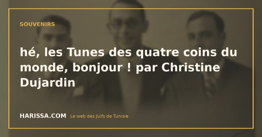 hé, les Tunes des quatre coins du monde, bonjour ! par Christine Dujardin