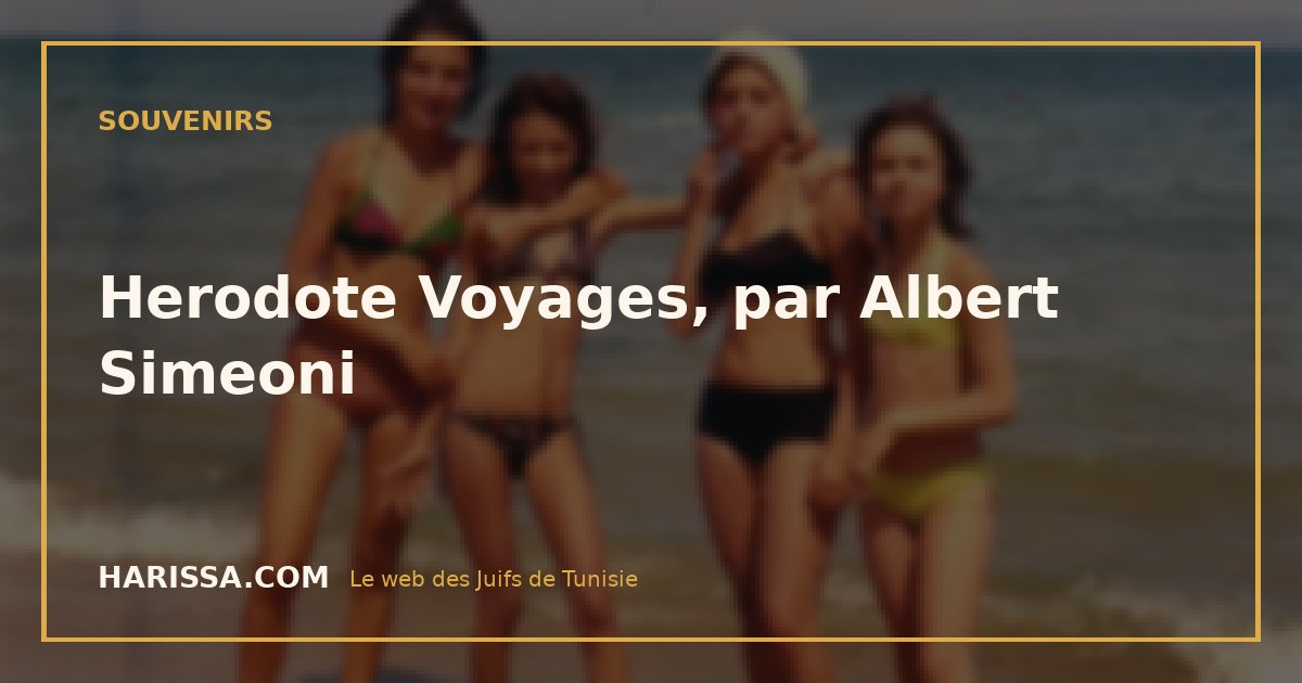 Herodote Voyages, par Albert Simeoni