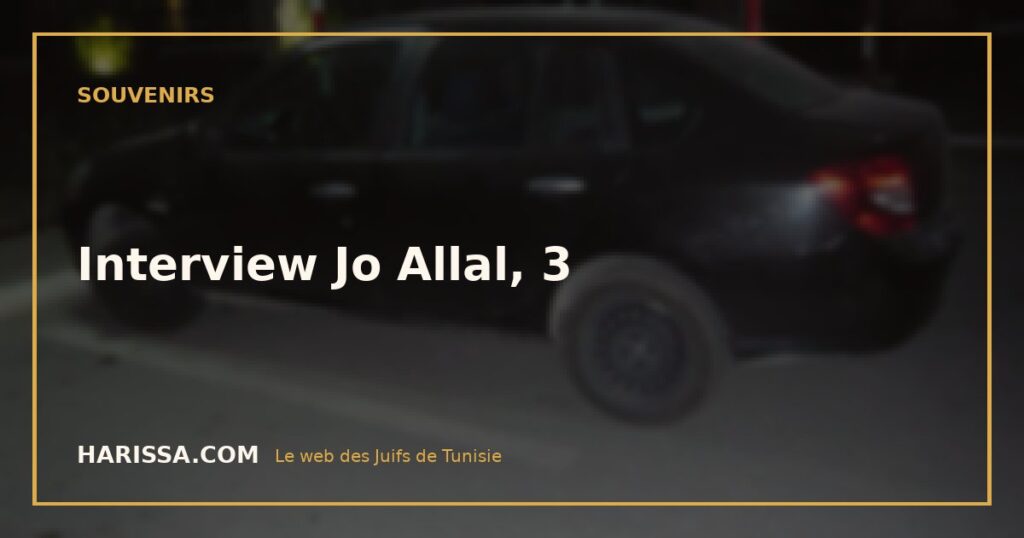 Interview Jo Allal, 3