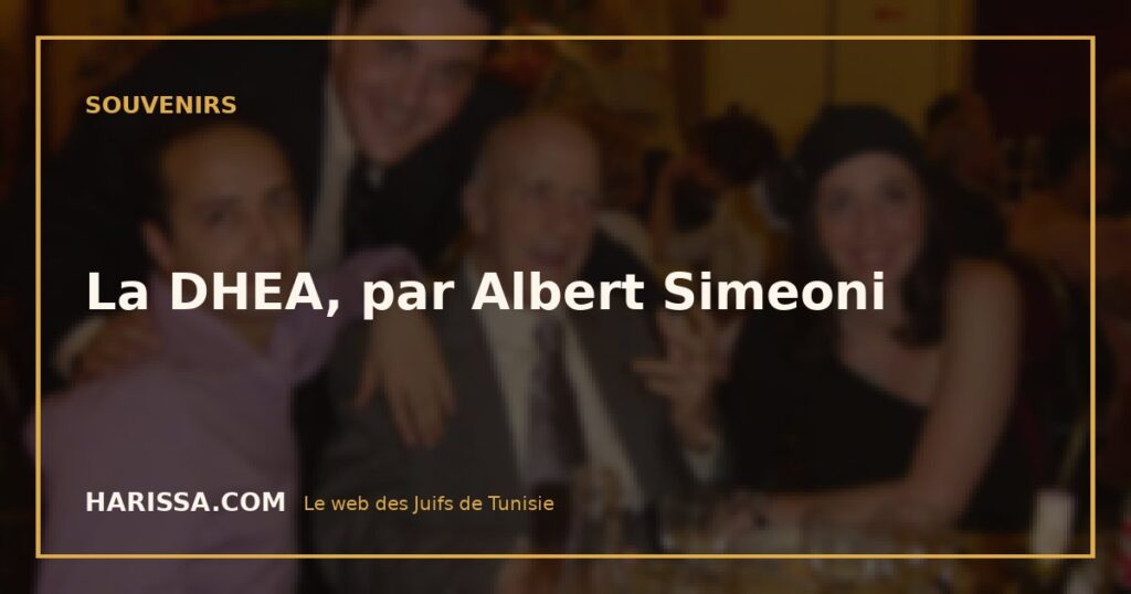 La DHEA, par Albert Simeoni