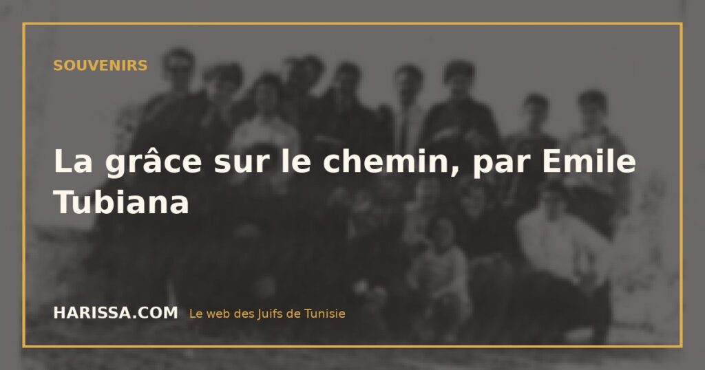 La grâce sur le chemin, par Emile Tubiana