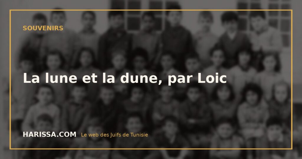 La lune et la dune, par Loic