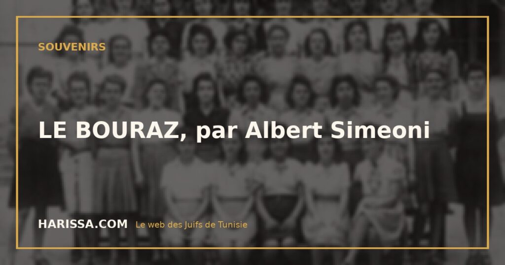 LE BOURAZ, par Albert Simeoni