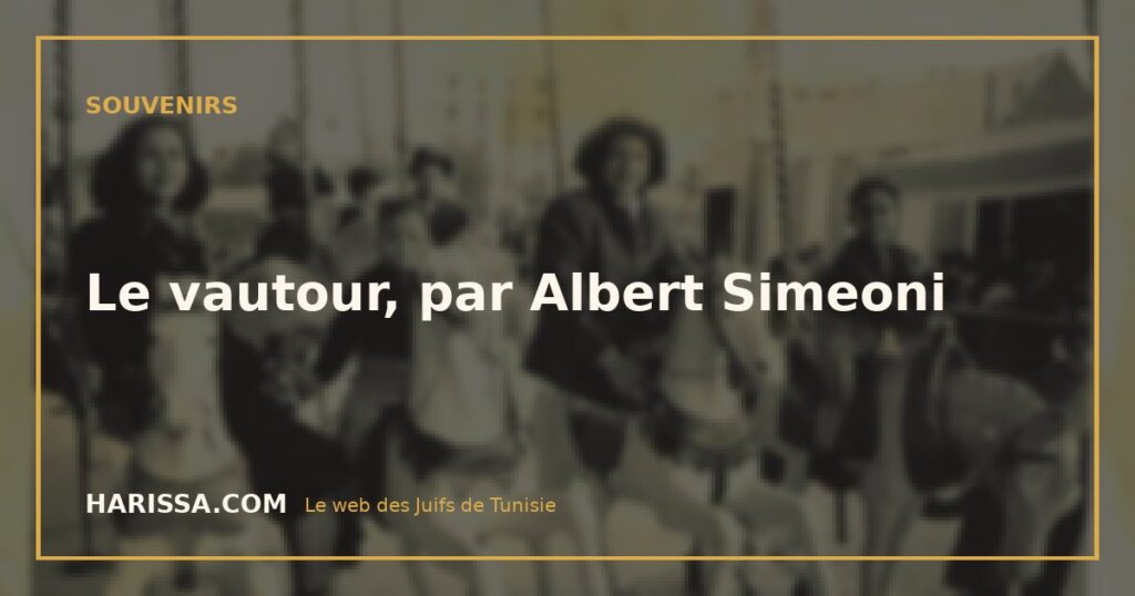 Le vautour, par Albert Simeoni