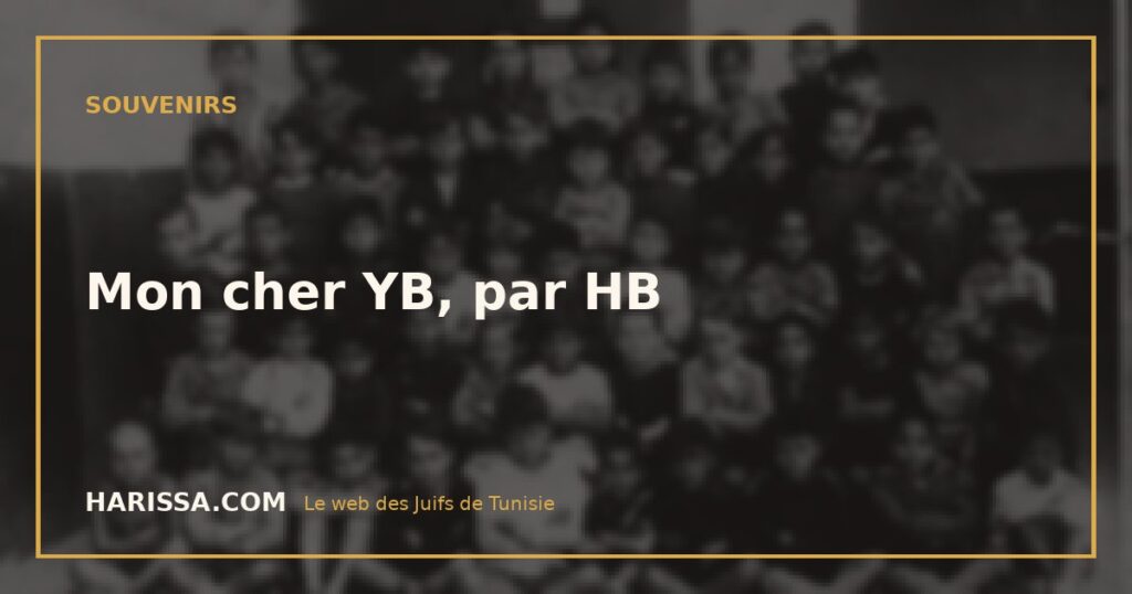 Mon cher YB, par HB