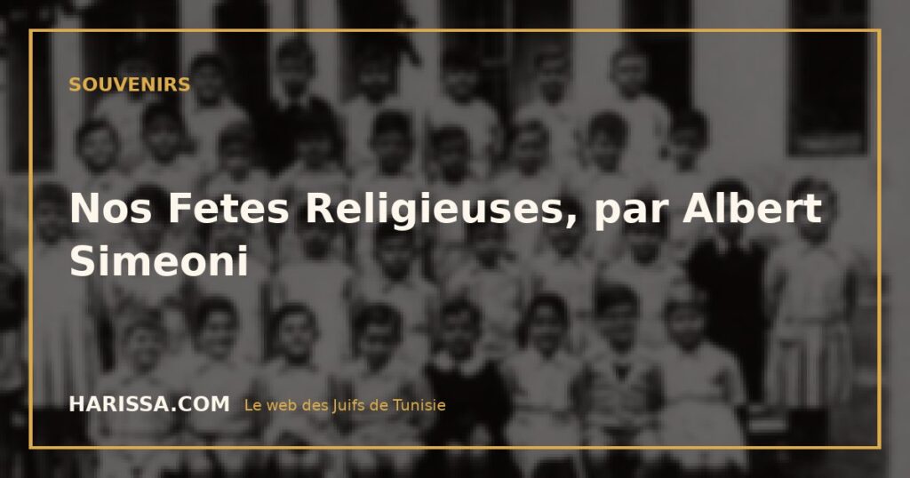 Nos Fetes Religieuses, par Albert Simeoni