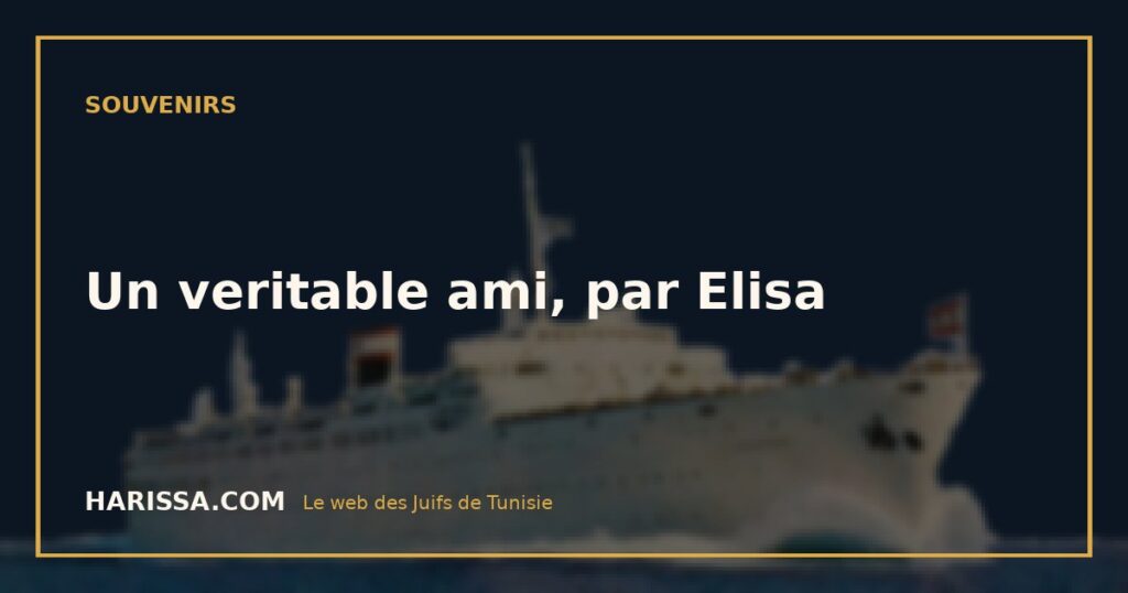 Un veritable ami, par Elisa