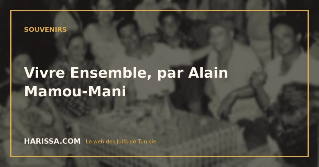 Vivre Ensemble, par Alain Mamou-Mani