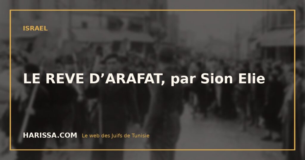 LE REVE D’ARAFAT, par Sion Elie