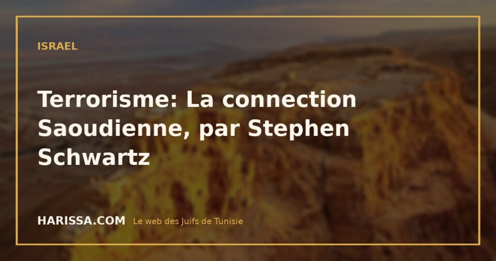 Terrorisme: La connection Saoudienne, par Stephen Schwartz