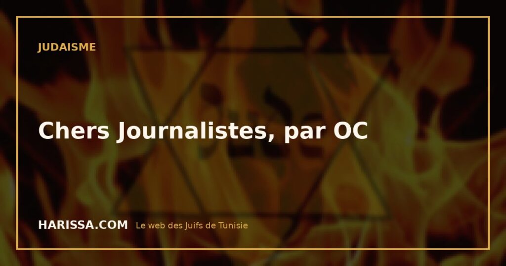 Chers Journalistes, par OC