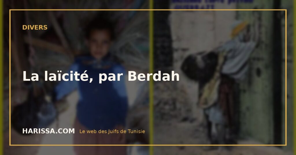 La laïcité, par Berdah