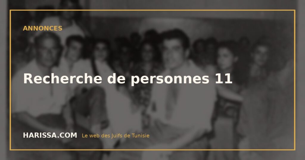 Recherche de personnes 11